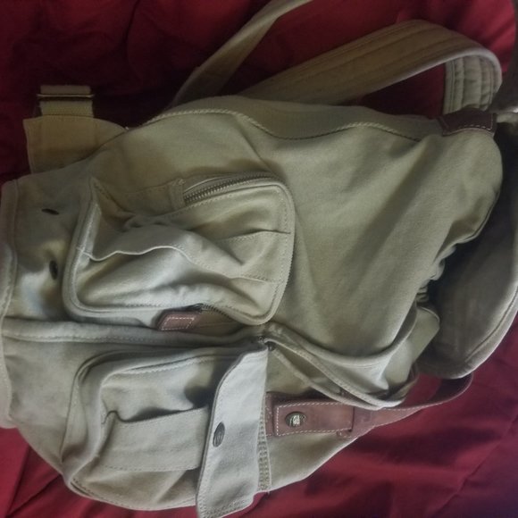 Backpack by J. L. Powell Canvas & Leather - Picture 2 of 6